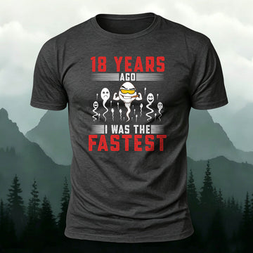 100% Cotton Funny 18th Birthday Crew Neck T-Shirt