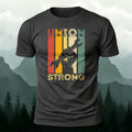 100% Cotton Mechanical Power Pattern Casual T-Shirt