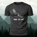 Cotton Ride Or Die Print Outdoor Cycling T-Shirt
