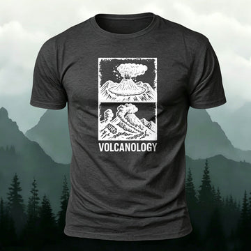 Cotton Volcanology Geology Science Print Casual Tee