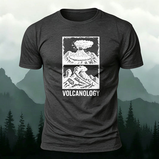 Cotton Volcanology Geology Science Print Casual Tee