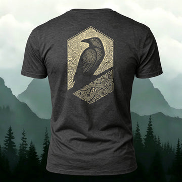 Mystic Totem Bird Casual Premium Cotton T-Shirt