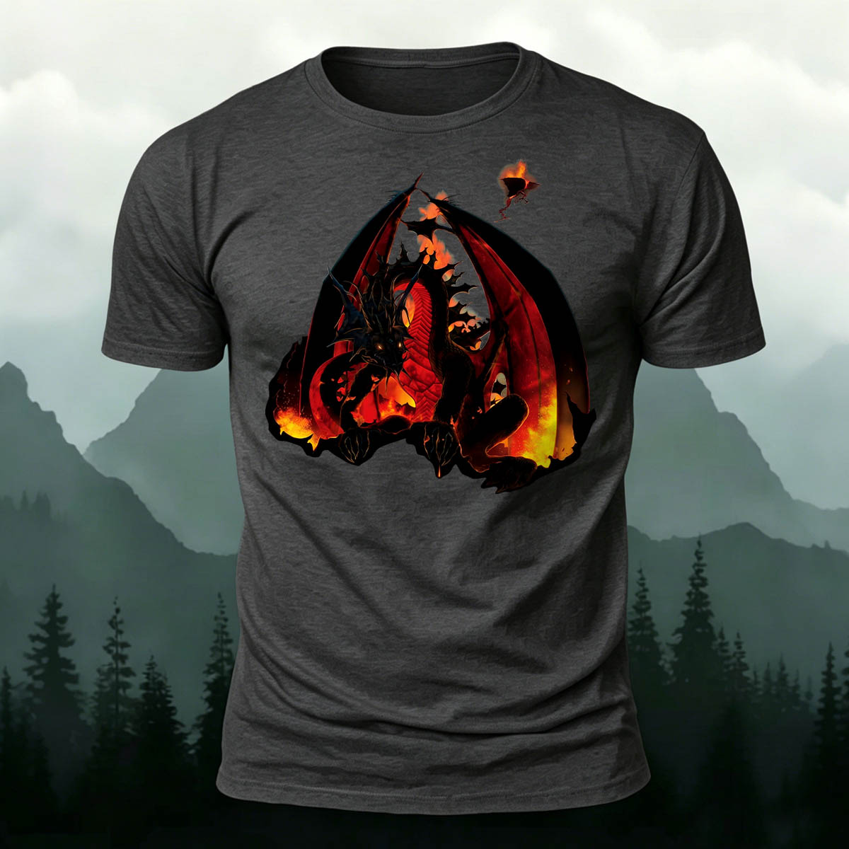 Sublimation Stormfire Dragon Comfort T-Shirt