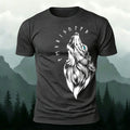Sublimation Viking Wolf King Totem Outdoor Casual Tee