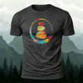DTG Artistic Colorful Oil Painting Print Versatile Cotton T-Shirt