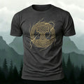 100% Cotton Viking Thor Hammer Graphic Personality Tee