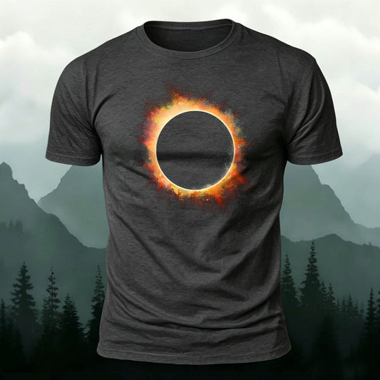 DTG Vintage Space Graphic Art Casual T-Shirt