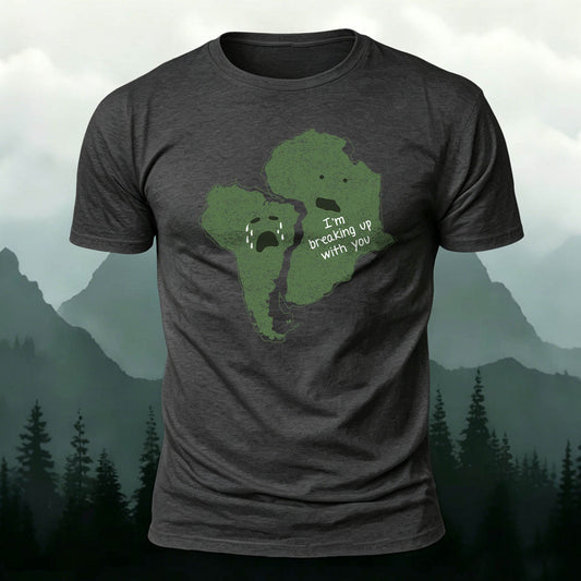Premium Cotton Funny Continental Drift Break Up Casual Tee