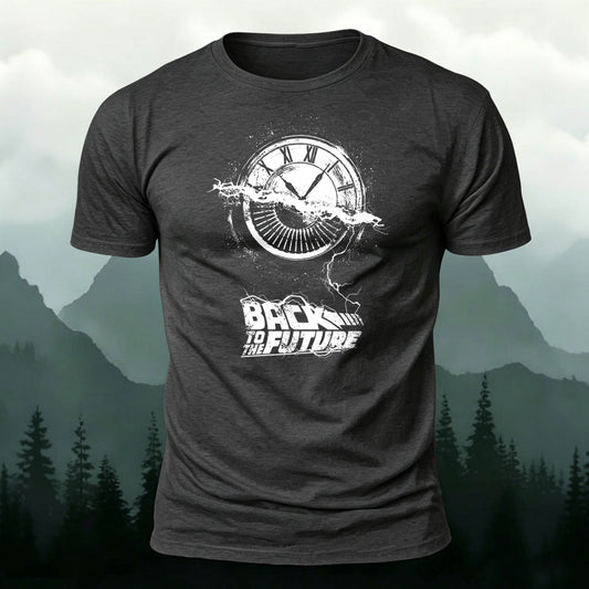 Pure Cotton Back To The Future Clock Graphic Tee