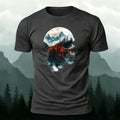 Skull Art Landscape Print Unisex Cotton T-Shirt
