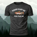 Combed Cotton Women Want Me Printed Casual T-Shirt