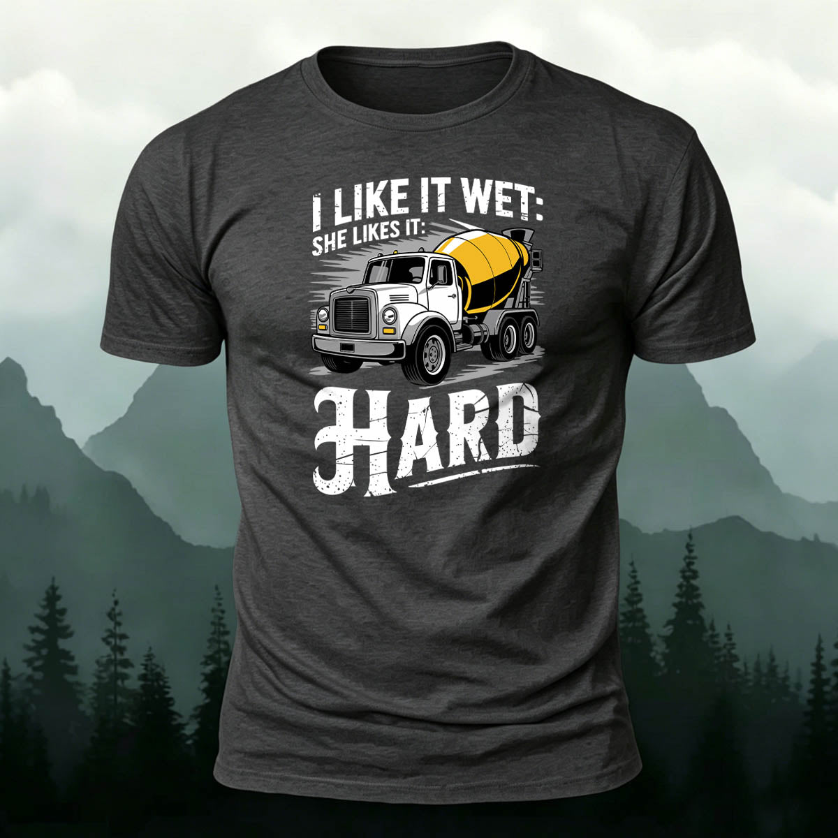Combed Cotton Cool Trucks Printed Casual T-Shirt