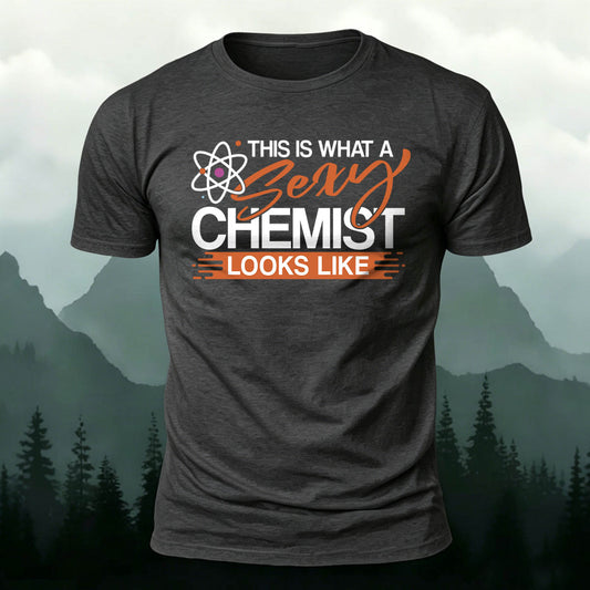 Soft Cotton Chemistry Enthusiast Printed Outdoor T-Shirt
