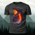 Sublimation Storm Angry Dragon Casual T-Shirt