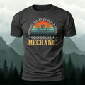 100% Cotton Mechanic-Inspired Graphic Casual Tee