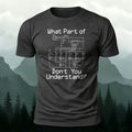 Cotton Fun Creative Line Question Casual T-Shirt