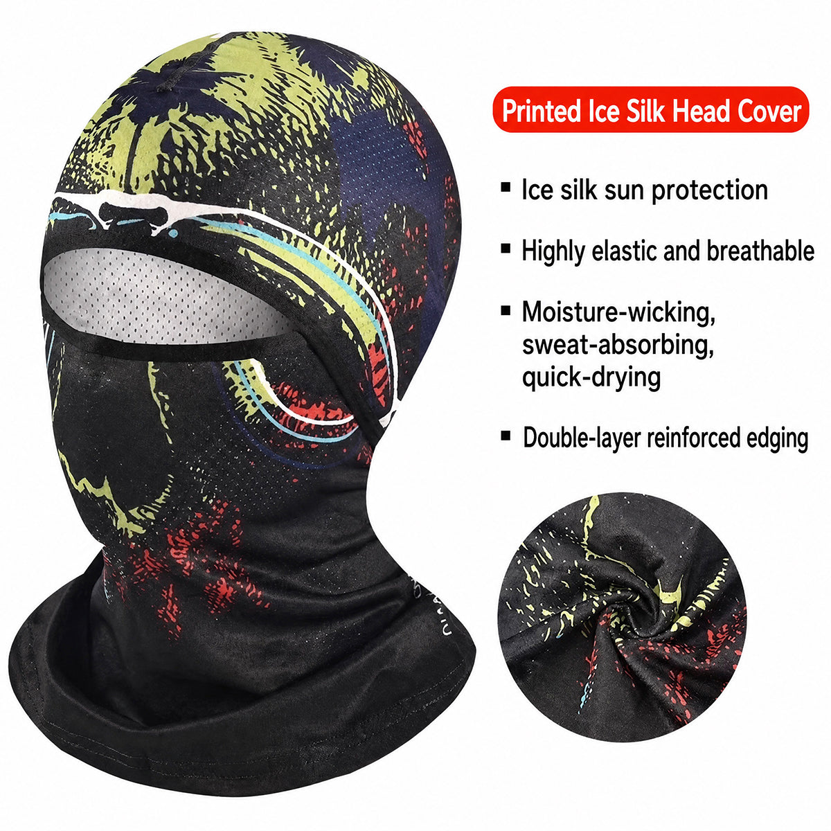 Sun-Protective Cycling Ice-Silk Summer Outdoor Face Mask