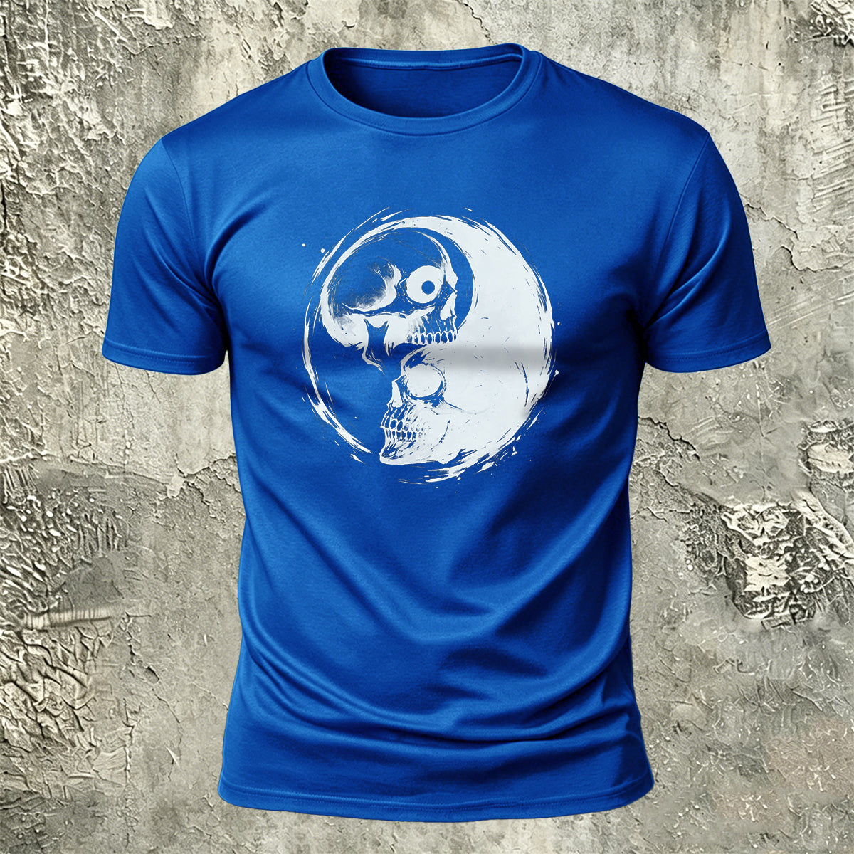 Skull Printed Dark Personality Premium Cotton T-Shirt