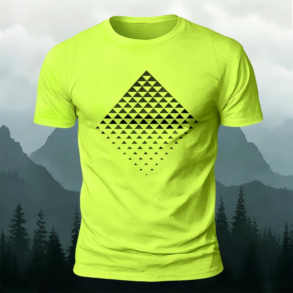 3D Geometric Print Casual T-Shirt