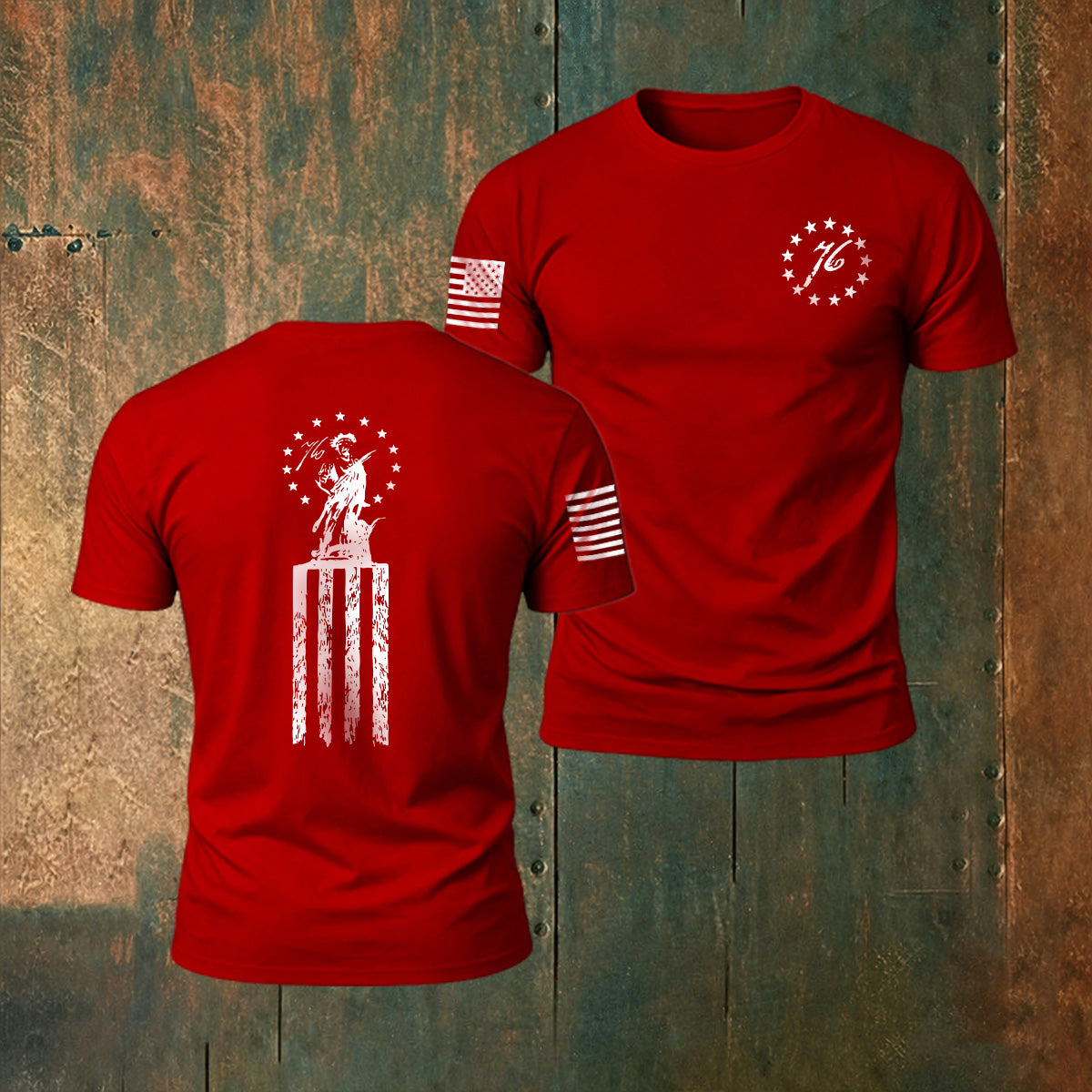 Hero Print American Vintage Premium Cotton T-Shirt
