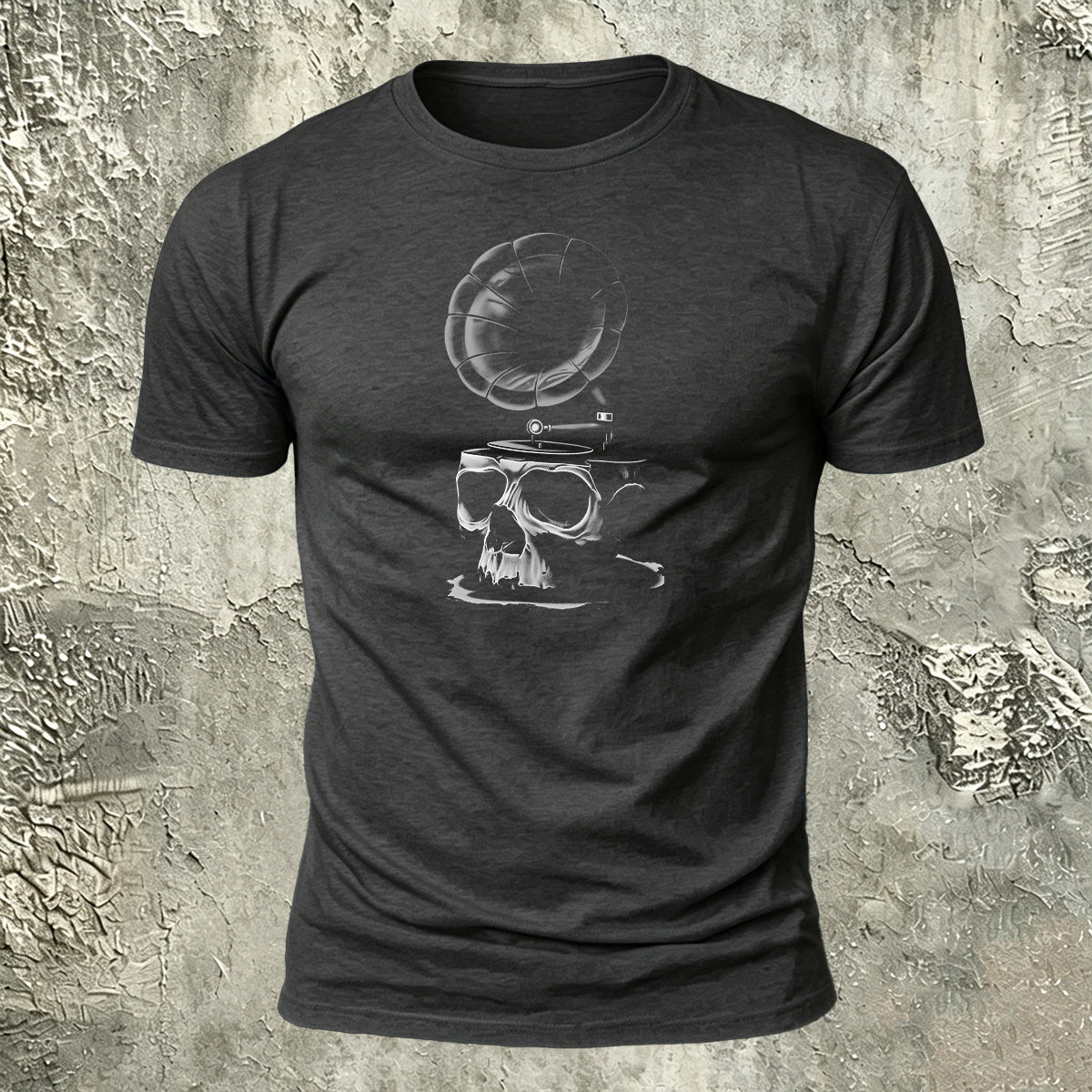 Vintage Music Print Casual Premium Cotton T-Shirt