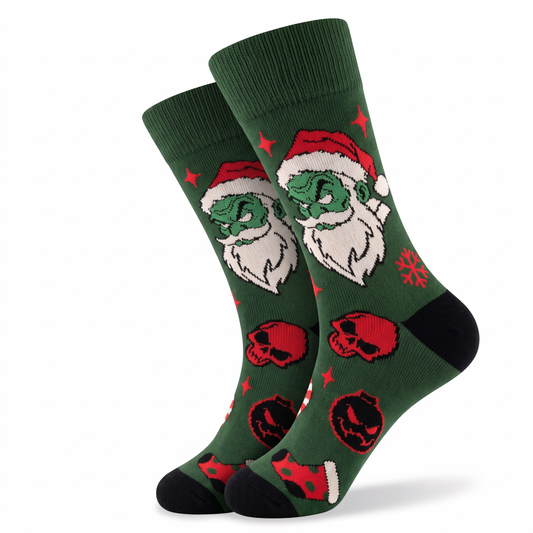 Spooky Christmas Crew Socks
