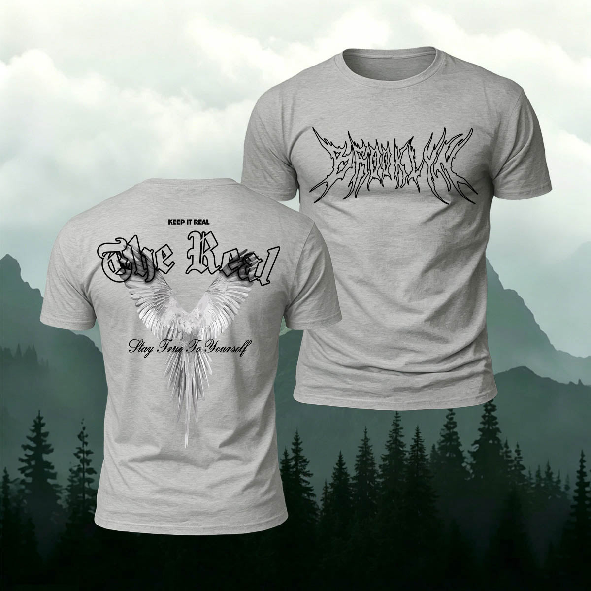 Retro-Style Phoenix Print Casual Cotton T-Shirt