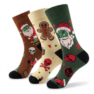 Spooky Christmas Crew Socks