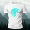 Viking Fenrir Wolf Premium Cotton Casual T-Shirt White