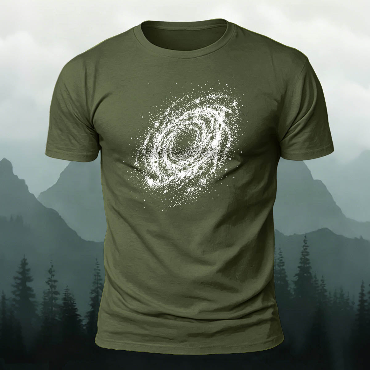 DTG Starry Sky Graphic Minimalist Soft Comfortable Tee