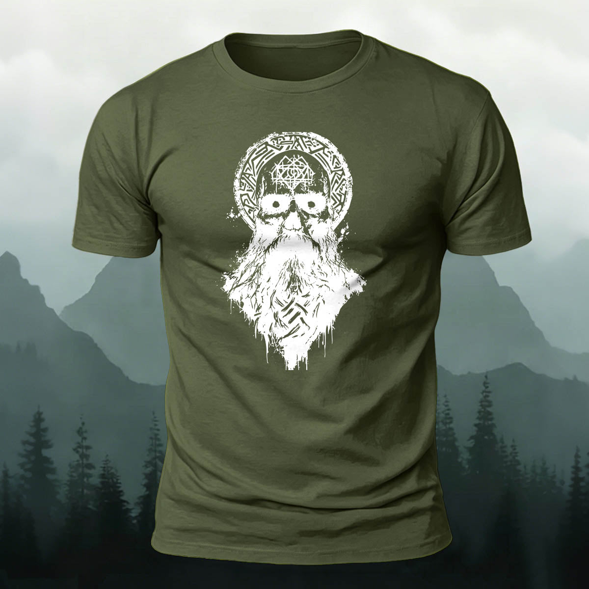 Vintage Tribal Totem Casual Cotton T-Shirt