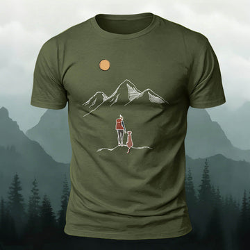 Hiking and Adventure Outdoor Cotton T-Shirt