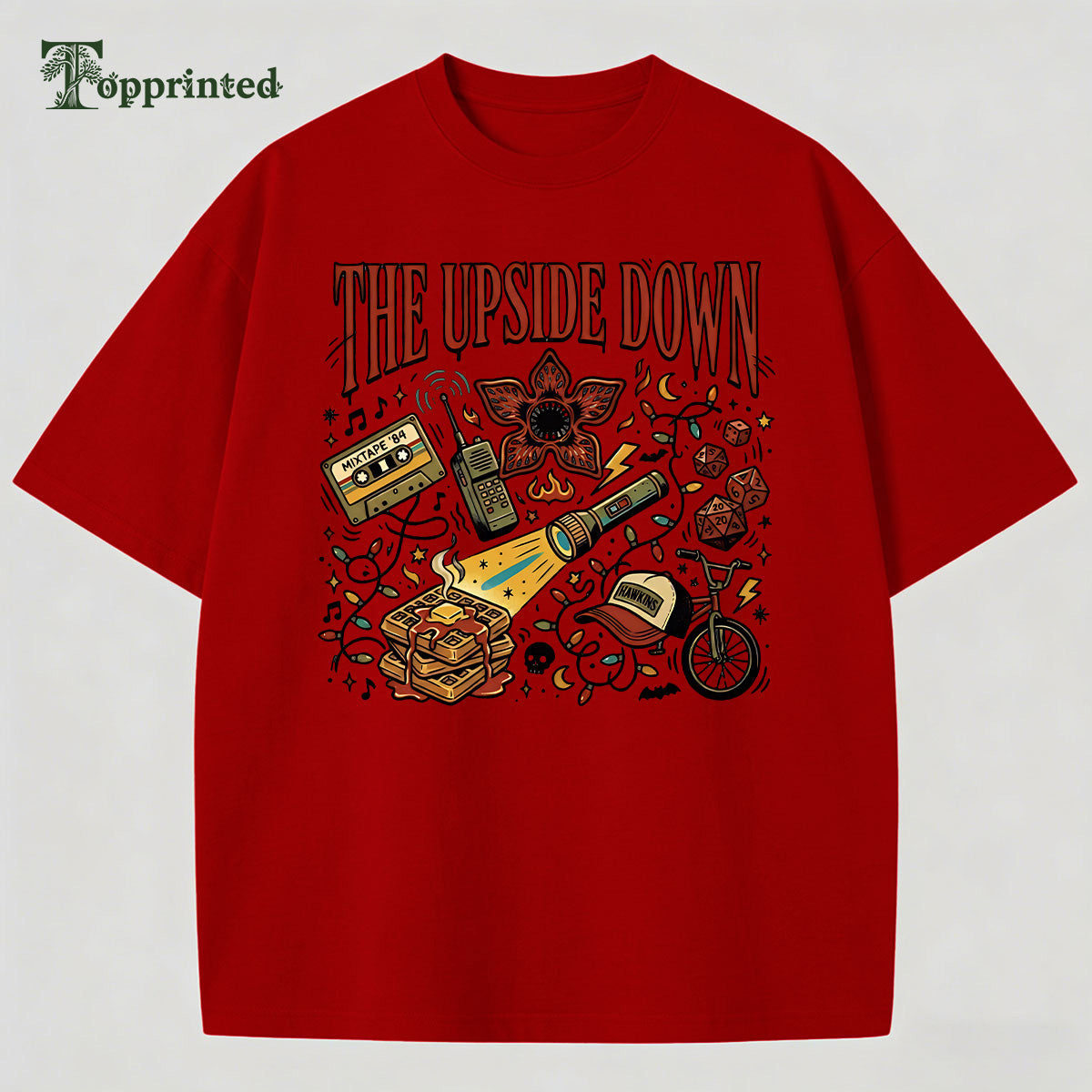 Stranger Things The Upside Down Casual T-shirt