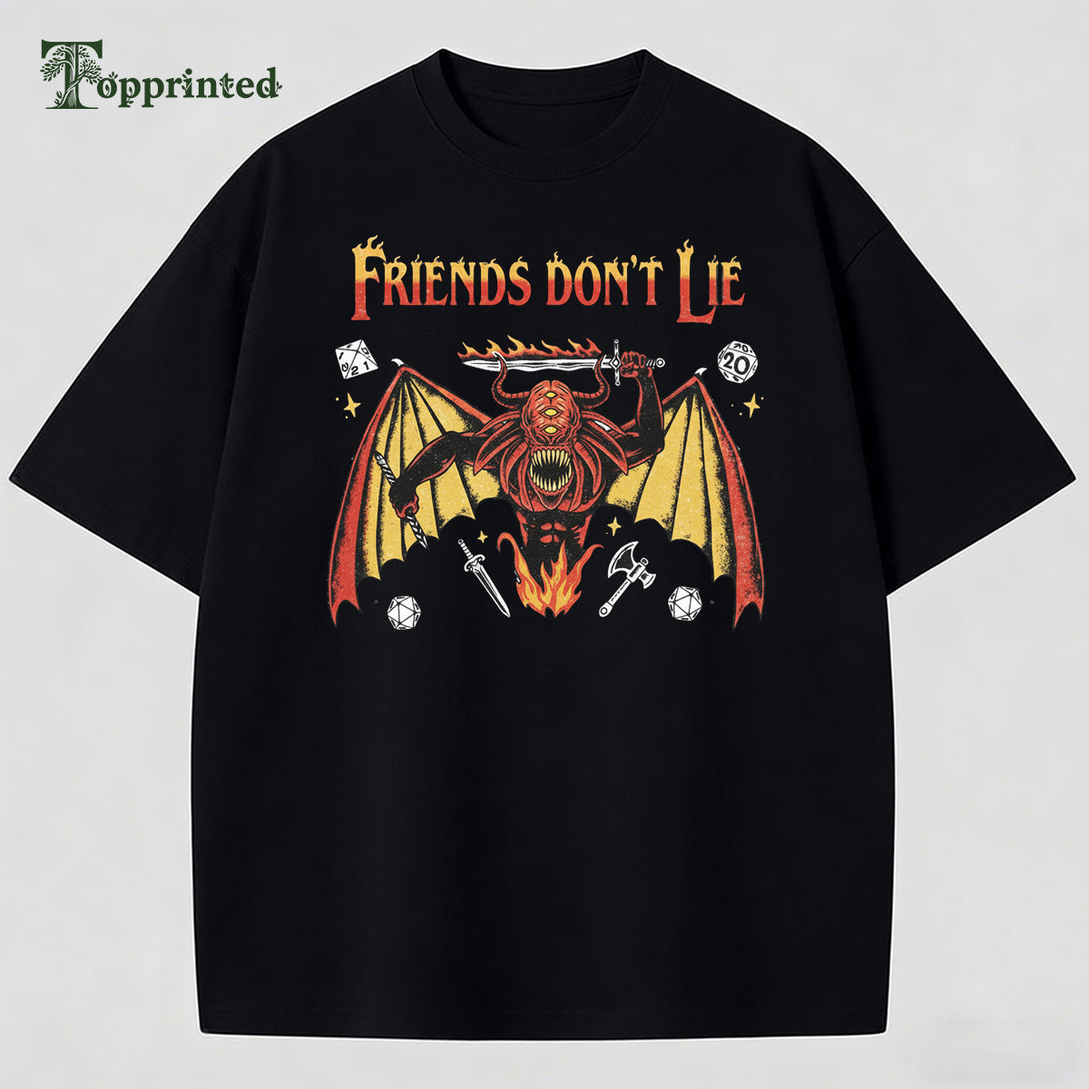 Friends Don't Lie Casual Cool T-shirt
