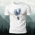 Artistic Bird Graphic Casual Skin-Friendly T-Shirt