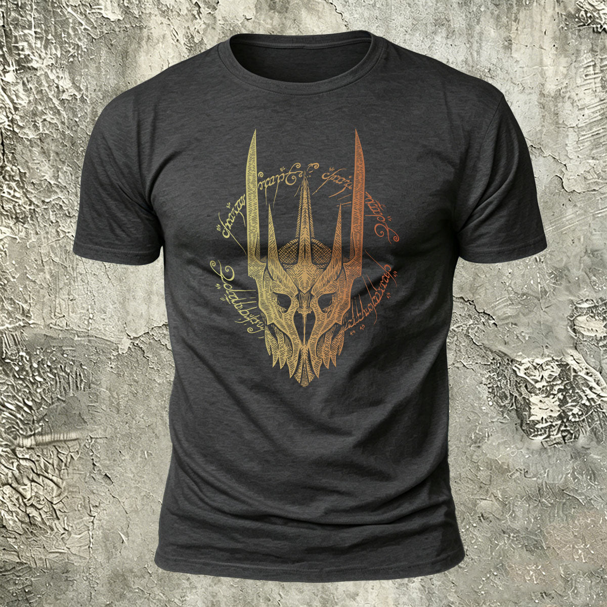 Vintage Skull Print Cotton Versatile T-Shirt