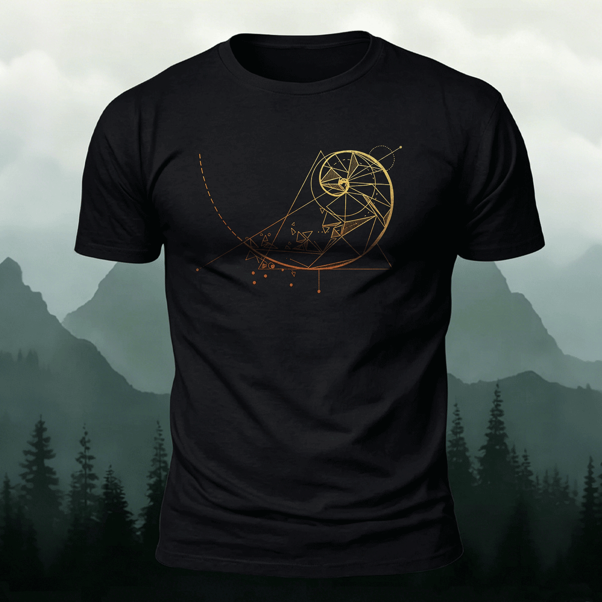 Simple Design Pattern Breathable Cotton T-shirt