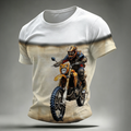 Motorcycle Riding Vintage Casual Short Sleeve Tee