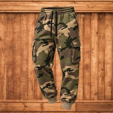 Men's Camo Pockets Cargo Jogger Pants