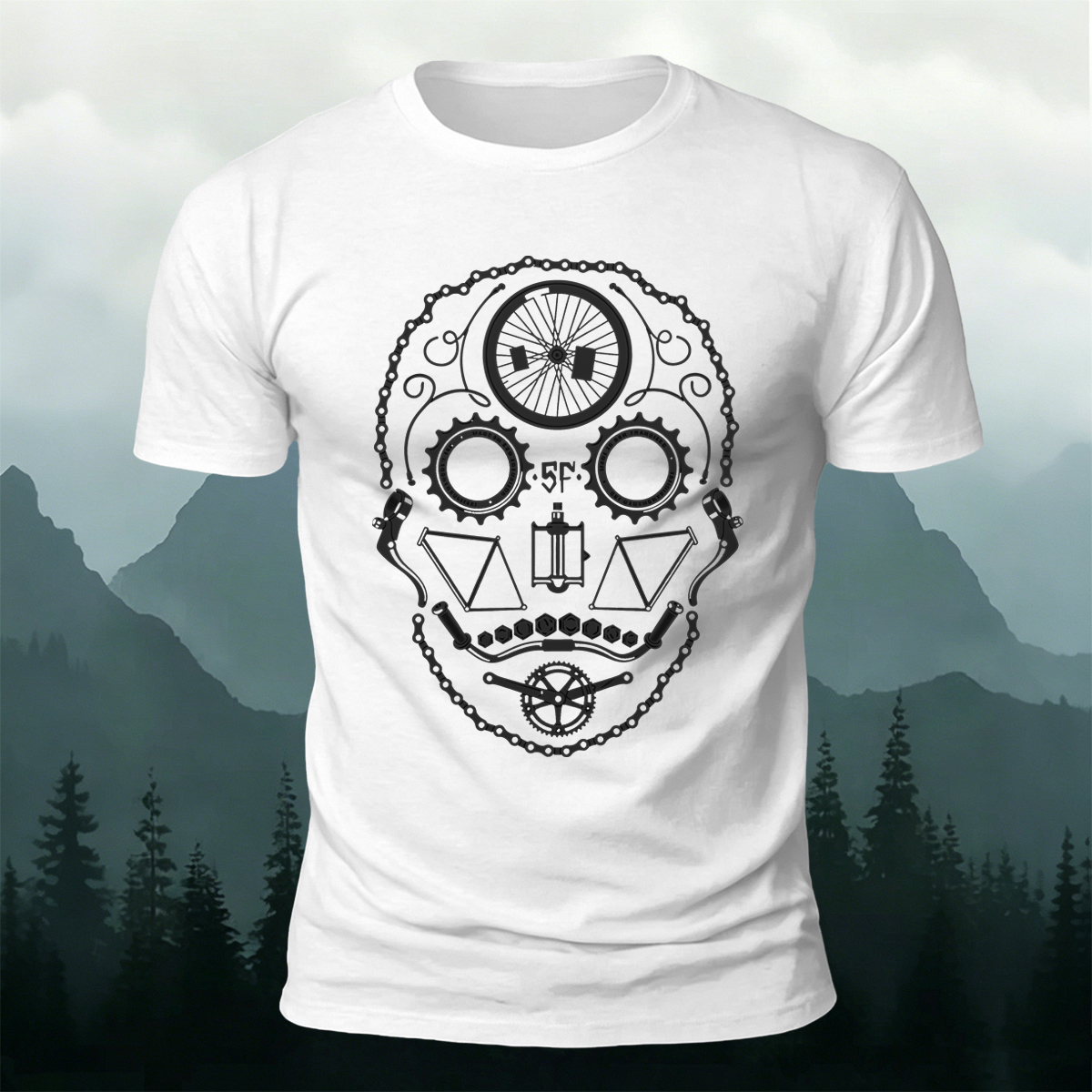 Fun Cycling Accessories Casual Skin-Friendly T-Shirt